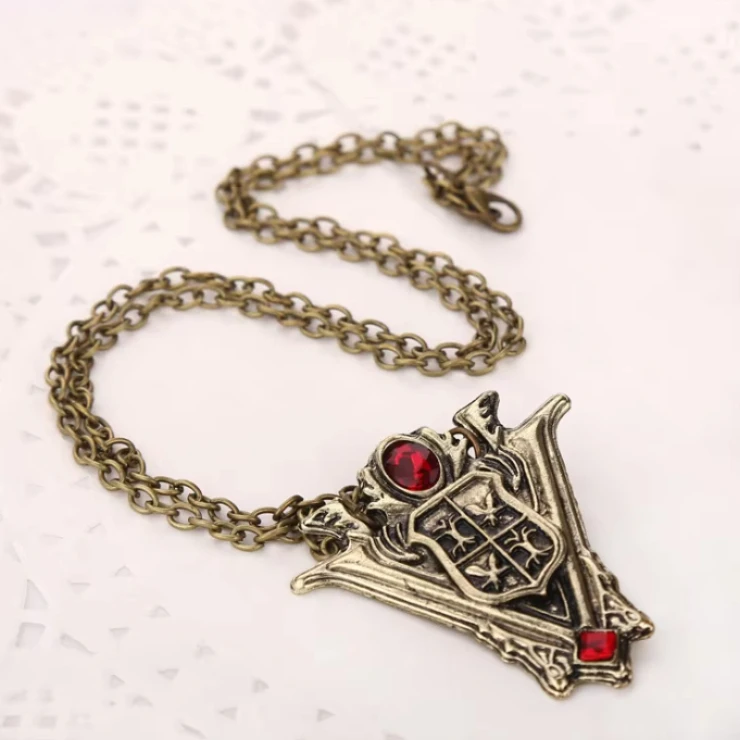 Movie Peripheral Twilight Zone New Moon Wave Tower Clock Jewelry Necklaces Stock Wholesale