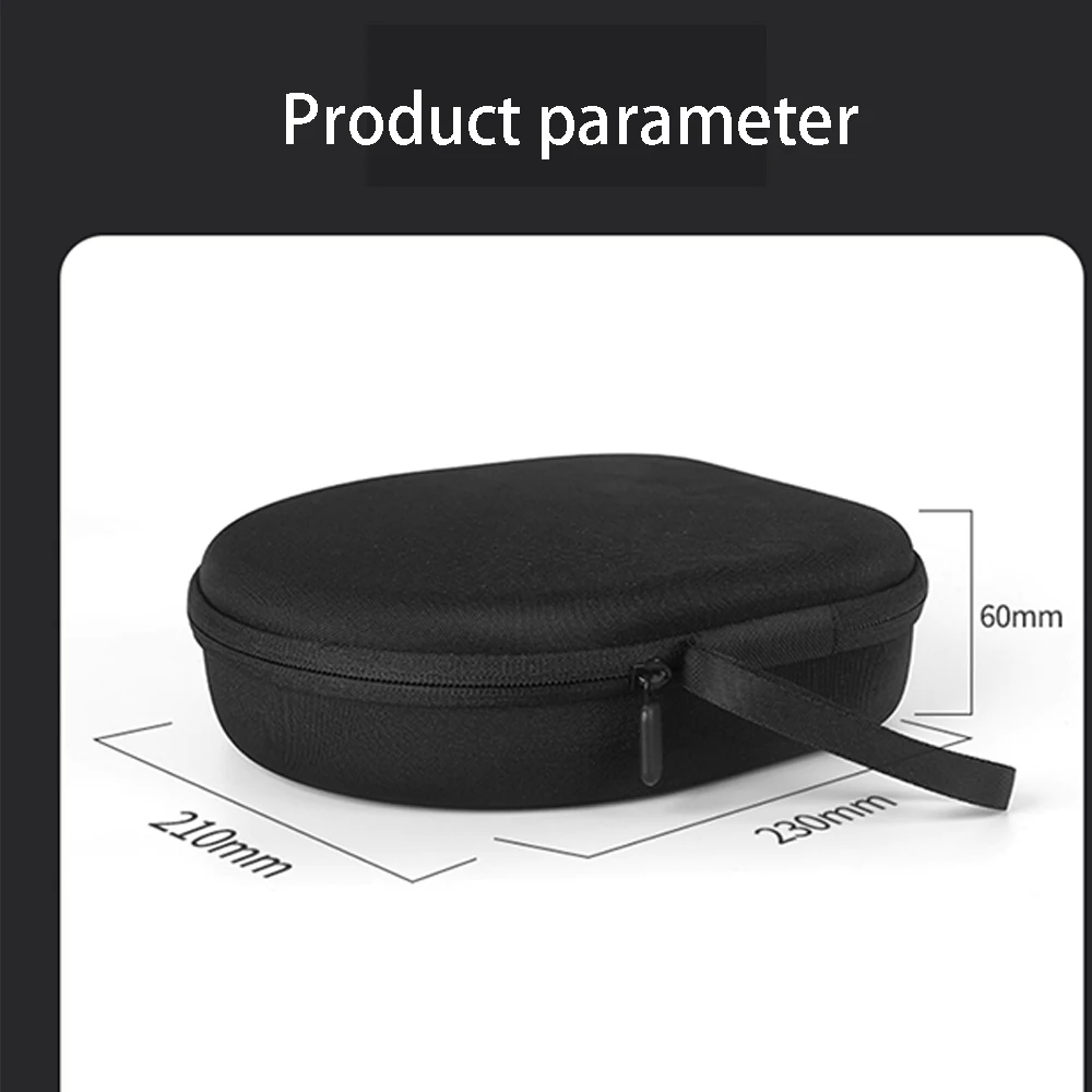Factory direct EVA hard shell waterproof and shock-absorbing portable bag with wireless Bluetooth headset storage bag.