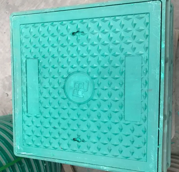 
Square Fiber Glass frp fibreglass sewer manhole cover with high quality 