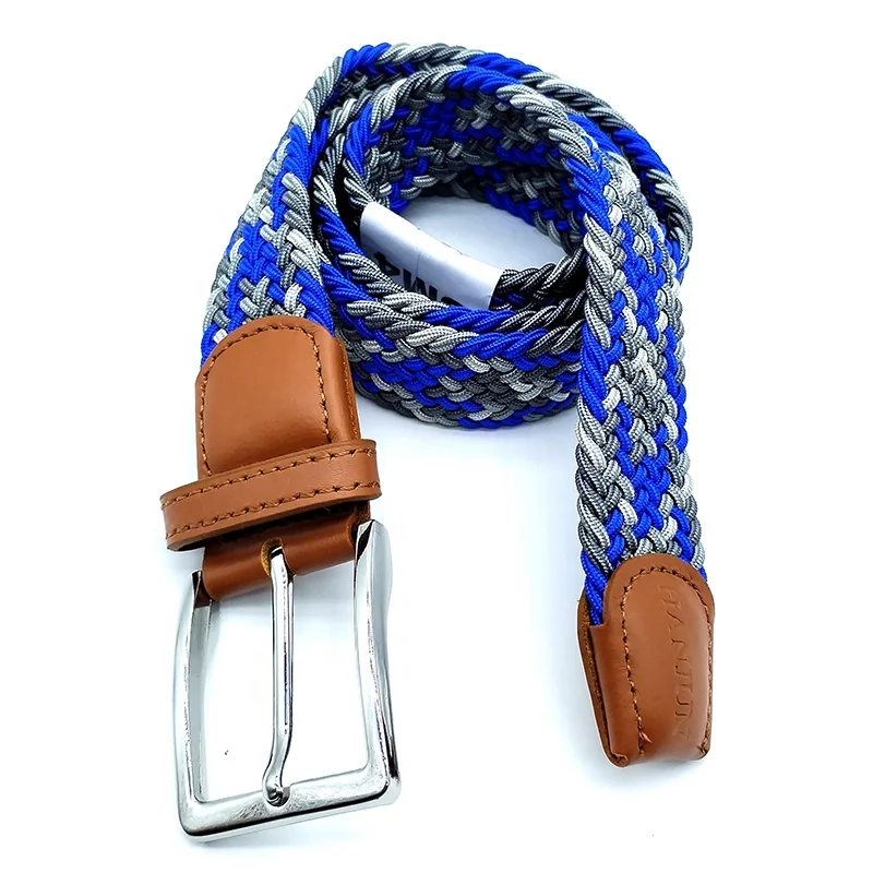 Hot Sale Colorful Wide Elastic Belt Webbing Elastic Fashion Belt Golf Women Elastic Belts