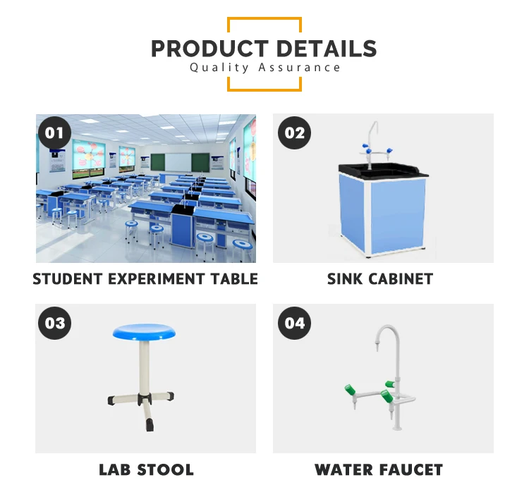 WUY OEM compact laminate Customized School Science Laboratory Bench Lab Table Medical Lab Equipment