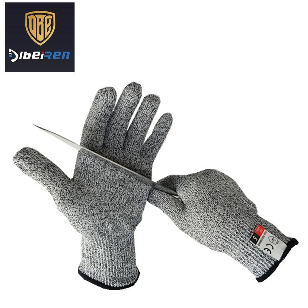 Food Grade Level 5 Proof Safety Hand Protection Yard Work Kitchen Anti Cut Resistant Gloves for Cutting