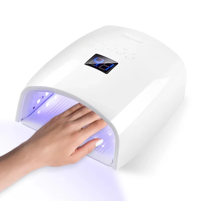 WW522 New Strong 66 Watts Uv Private Portable Rechargeable Single Finger Drying Gel Battery Operated Pro Cordless Led Nail Lamp