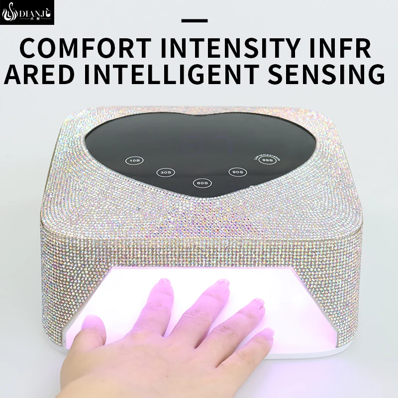 DKW 72W-30 lamp beads SUN-H520 rechargeable nail polish phototherapy machine five-speed tool  nail lamp love diamond