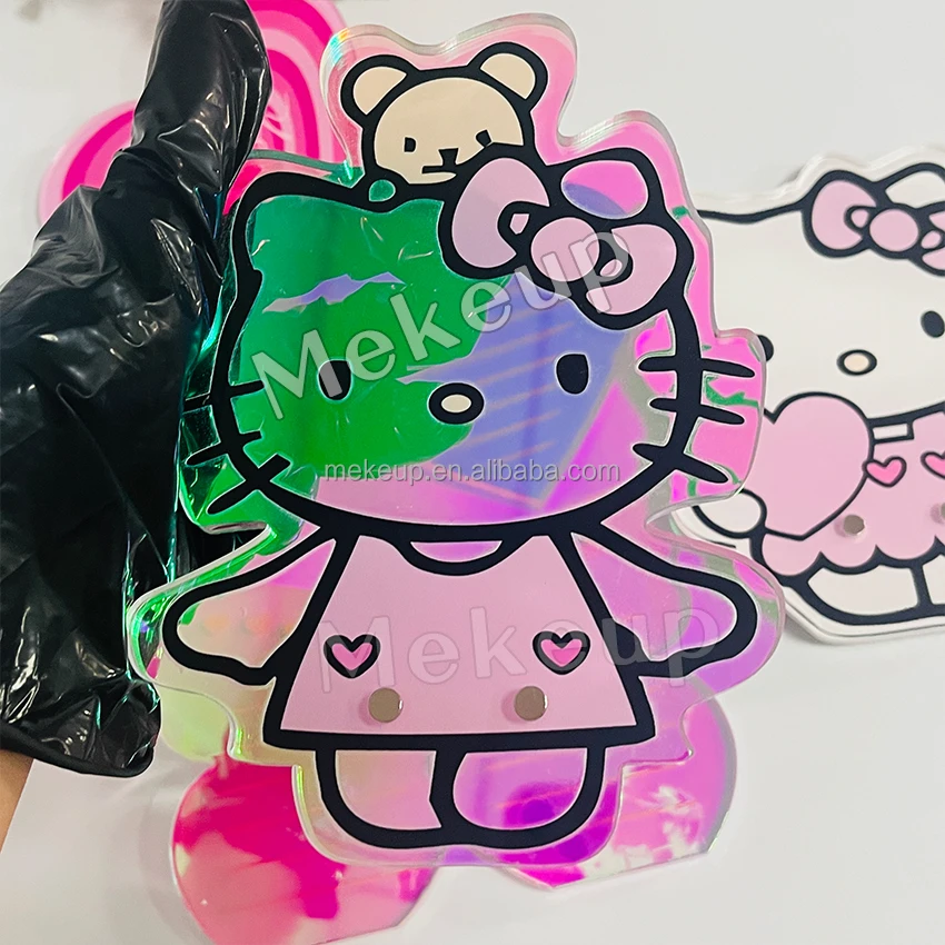 Custom Logo Acrylic Lash Tile With Cover Wholesale Acrylic Eyelash Extensions Lash Tile Lid Palette Box Pink Black Lash Tiles