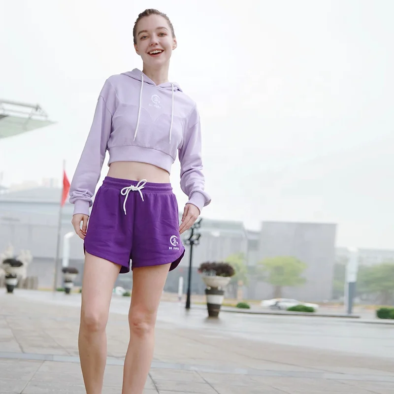 2023 Wholesale Custom Booty Shorts Candy Color Running Sports Sexy Casual Slimming Summer Yoga Pants for Women Shorts Knitting