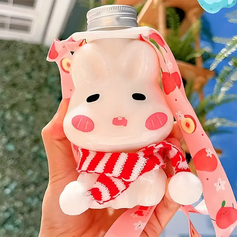 High Quality Rabbit Shape PET Clear Plastic Bottles Beverage Packaging for Juice