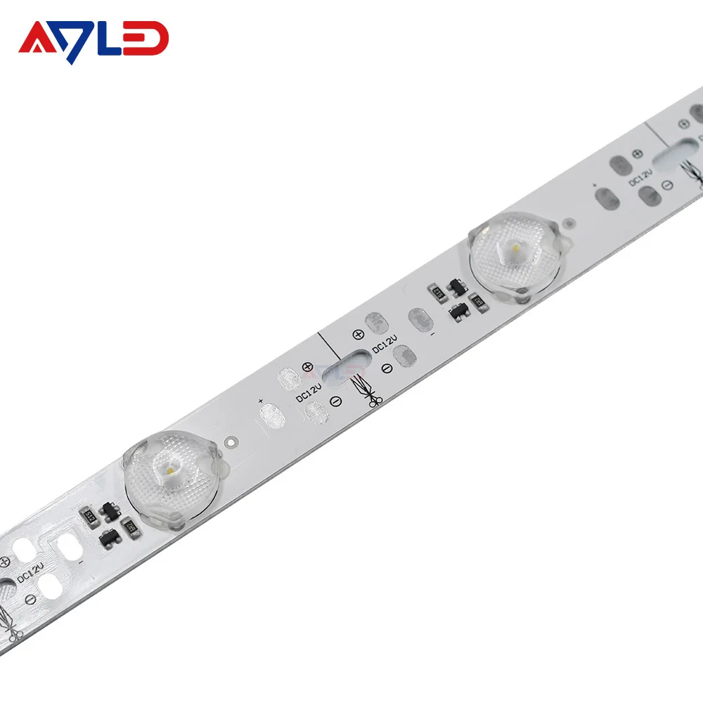 DC12V 24 В Светодиодная лента световая панель SMD 3030 светодиодная подсветка для световой коробки 14 светодиодов