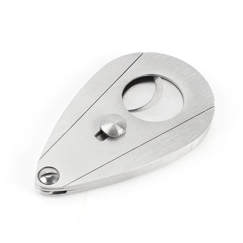 Лидер продаж аксессуары для сигар оптовая продажа металлический резак с двумя лезвиями гильотинная часть купе