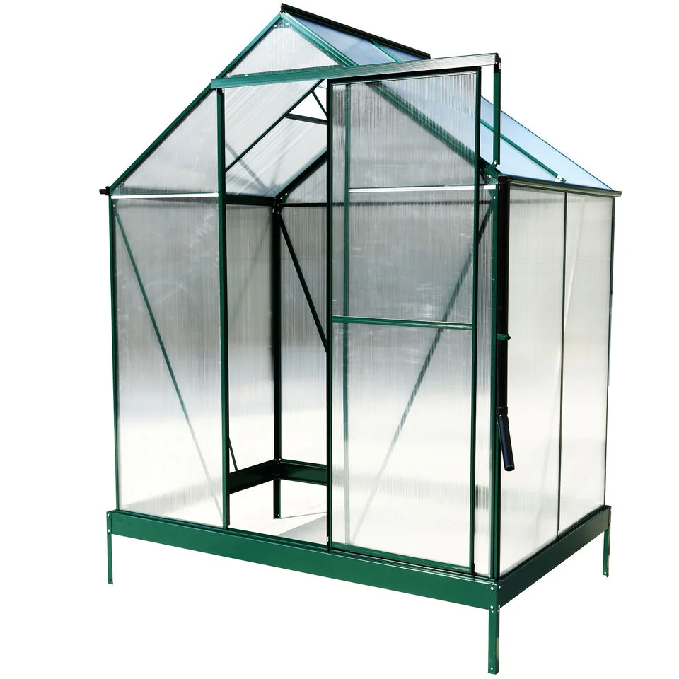 Xinxihang Polycarbonate Green House Walk in Aluminum PC Small Garden Greenhouses for Sale