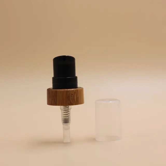 18/410 mist perfume spray 18mm suit essential oil bottle bamboo cap