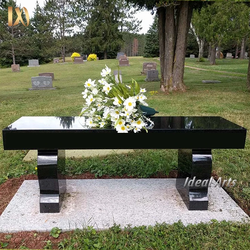 Custom Hand Carved Natural Granite Marble Bench Granite Tombstone