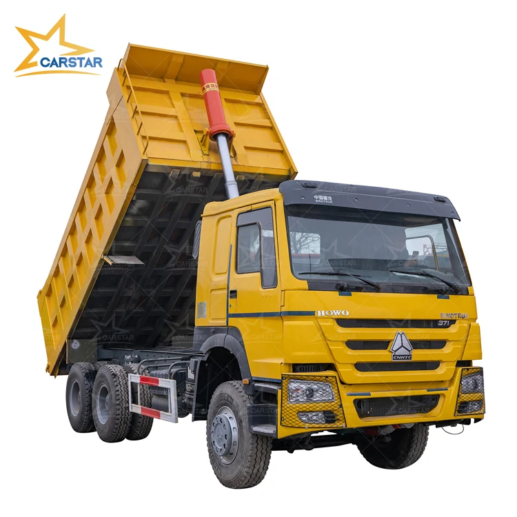 China 351 - 450hp 10 wheeler small 6*4 used dump truck price second hand used isuzu dump truck
