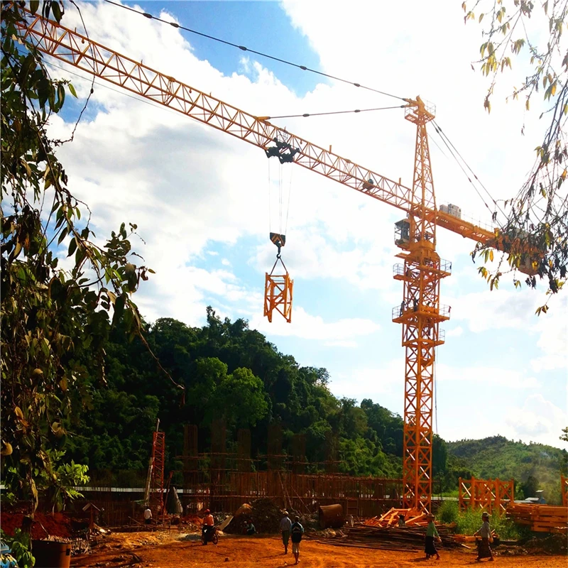 Excellent Quality Tower Crane Dahan Tower Crane 25Ton Flat-Top Tower Crane