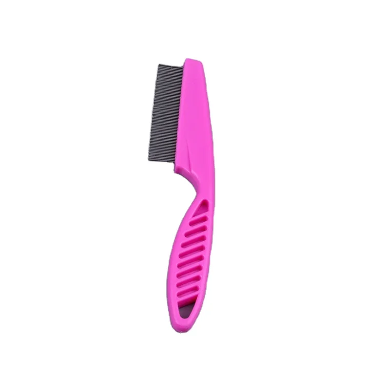 Factory Direct Sale Pet Grooming Comb High Quality Pet Trimmer Tool Dog Cat Hair Remover Comb Lice Tick Cleaner Comb