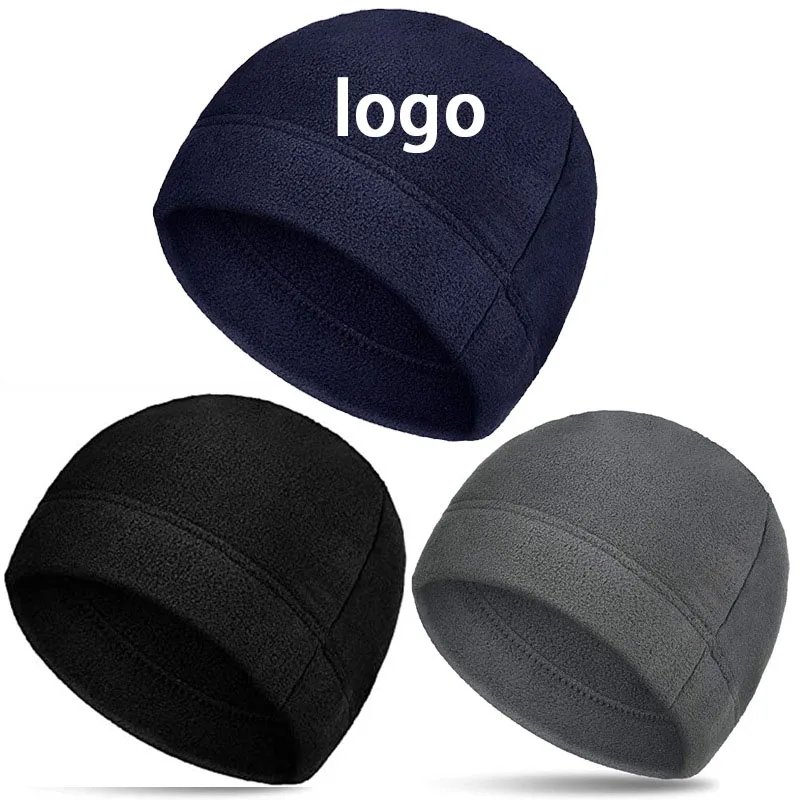 Fashion outdoor warm plush cap autumn winter cold proof hat wholesale designer inner tank skull cap warm caps for men