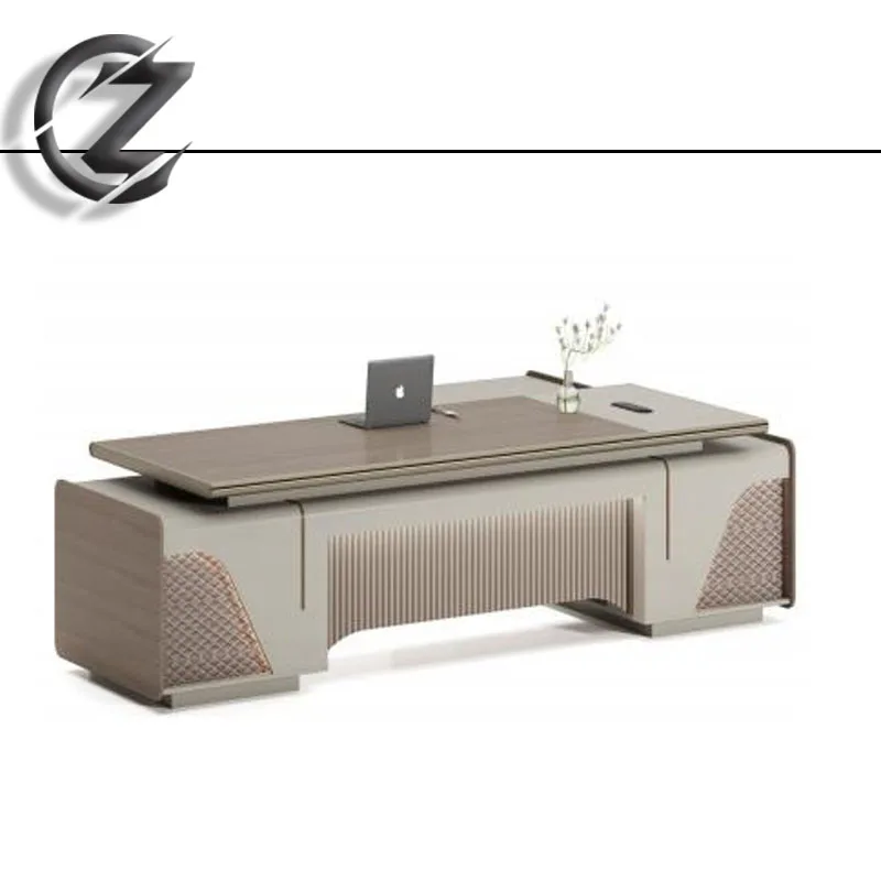 Hot Sale Classic Executive Office Manager Desk with Factory Price Commercial Furniture Magazine Racks