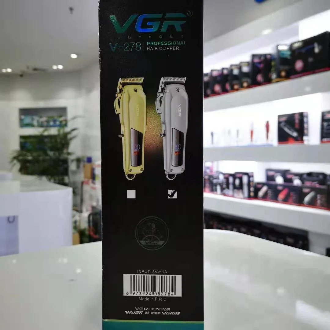 Оригинальная VGR V278 профессиональная перезаряжаемая машинка для стрижки волос мужчин
