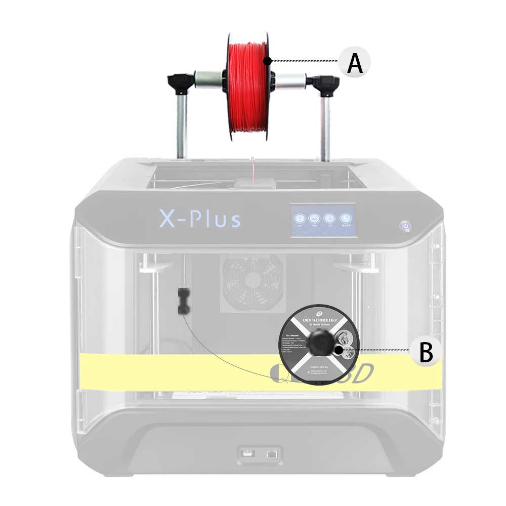 QIDI 3dprinter машина X-PLUS с нити магнитная доска