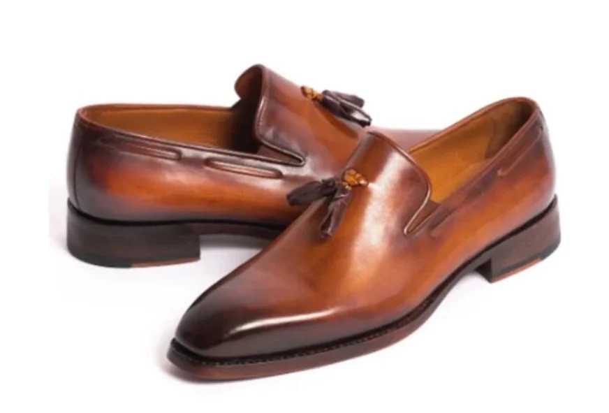 Мужские тонкие туфли на весну-2021; Новая удобная обувь; На низком каблуке; Мужская обувь градиент модельная обувь