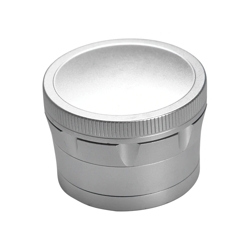Customized shape 4 layersmoking handle herb grinder aluminium alloy