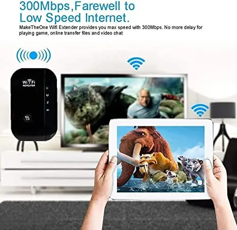 repeater wifi 300mbps wireless internet extender mini wifi amplifier network signal booster 2km long range wifi repeater
