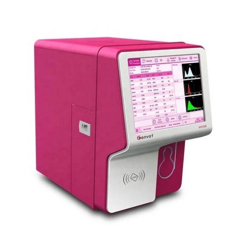 Genrui Brand Genvet VH30 Professional Veterinary CBC Blood Test Machine 3 Part Hematology Analyzer for Sale