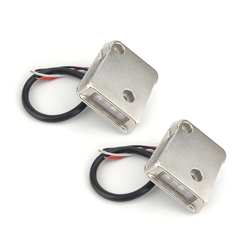 Waterproof Rectangle Tail Lift Platform Flashing Amber Warning Light Strobe Light for Van Lorry Truck LED Tail Lift Light