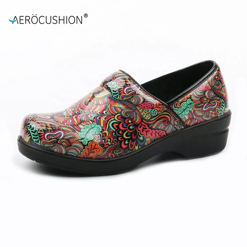 AEROCUSHION women nurses clogs shoes females slip resistant kitchen garden shoes clogs
