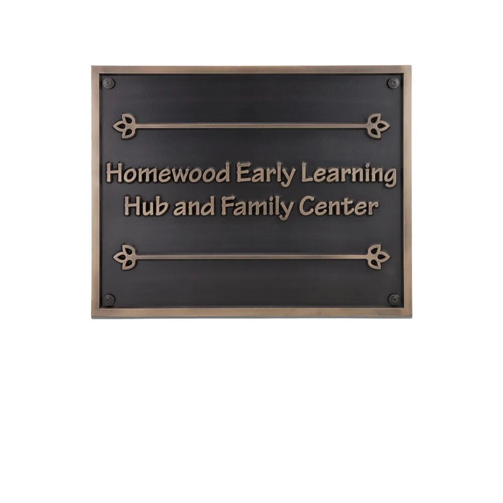 Customized 3d Engraving Bronze Address Plaques for Address name