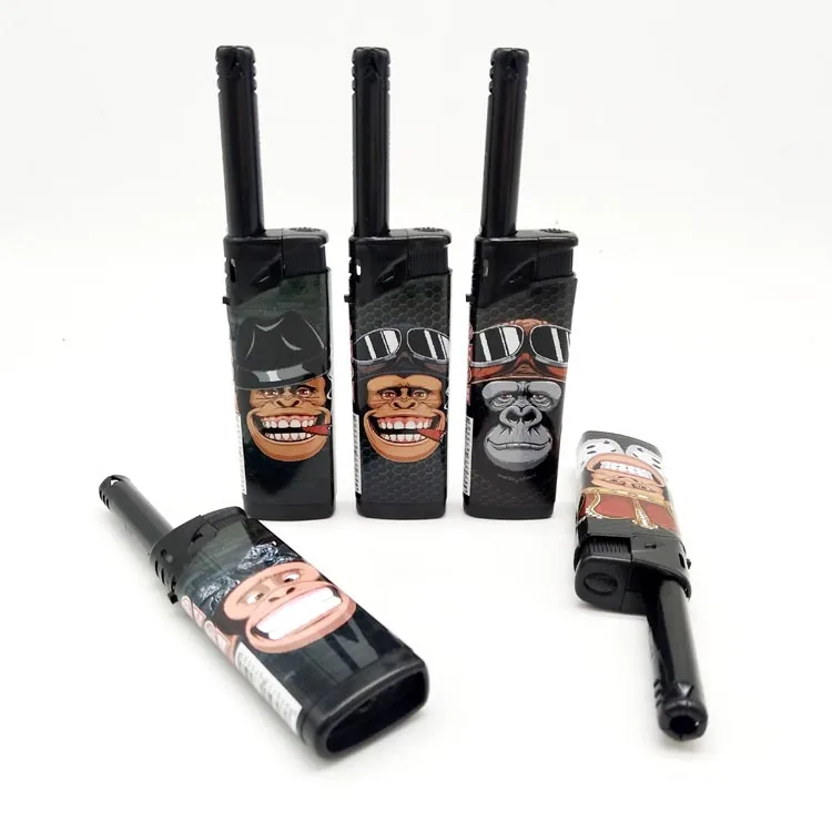 Lighter Wholesale Plastic  Gas Lighter Cigarettes Barbecue Lighter Electric Isqueiro