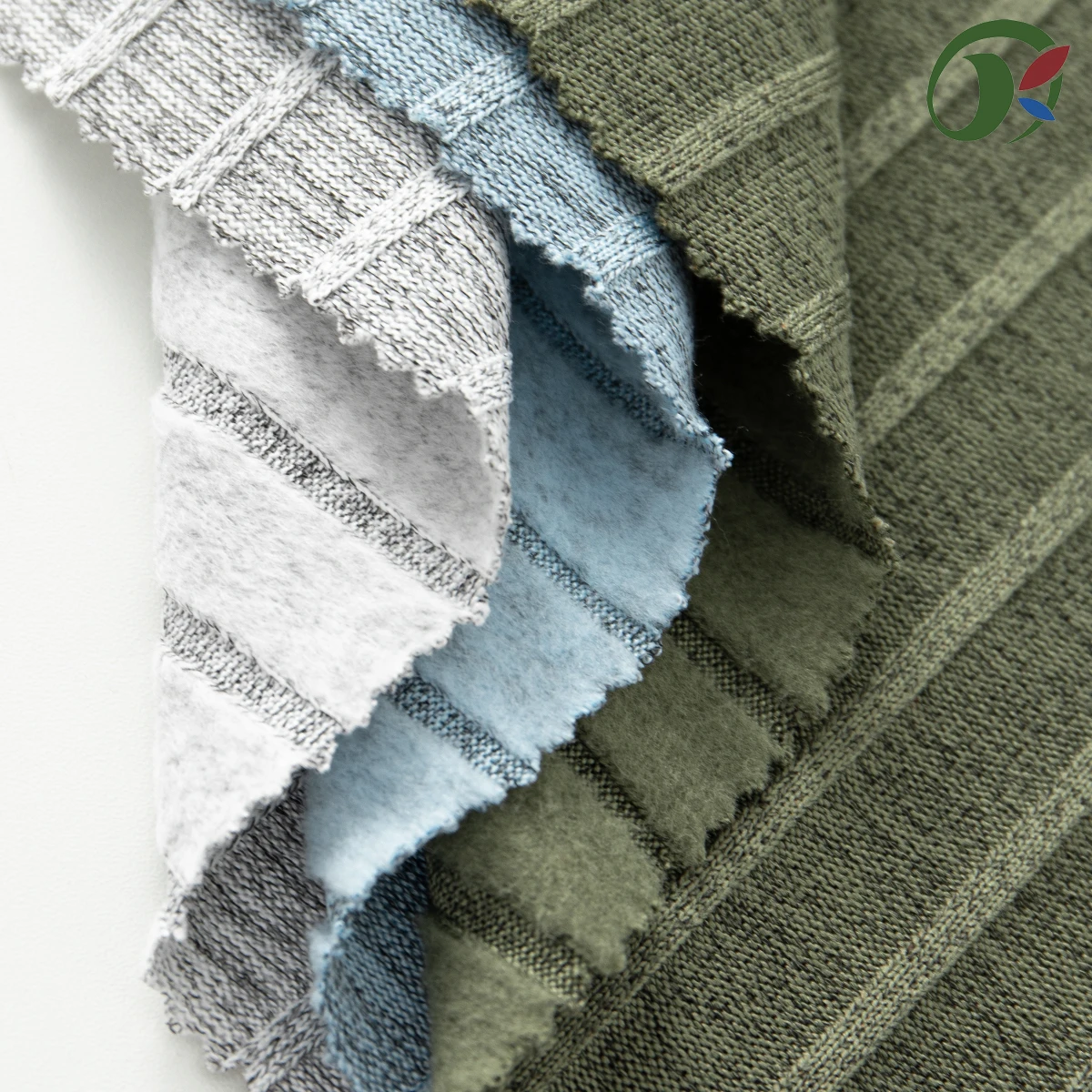 12 * 4 knitted ribbed velvet polyester spandex textile fabric suitable for pants and skirts