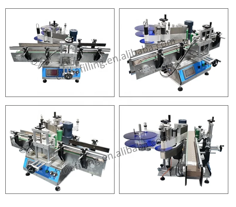 Promotional Auto Desktop Aloe Vera Protein Powder Pharma Round Bottle Self Adhesive Labeling Machine