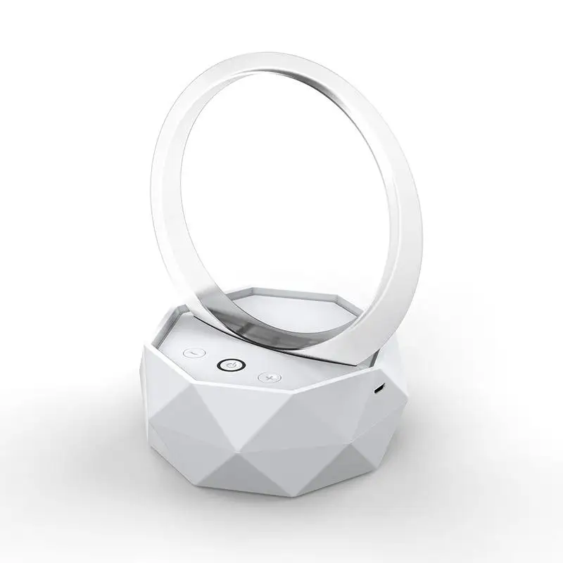 High-definition DTS sound quality RGB lighting effect Bedroom wireless speaker with night light