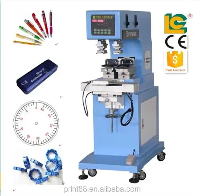 High Resolution 2- Color Shuttle Sealed Cup tampo printing machine For Mouse & Wrist Watch