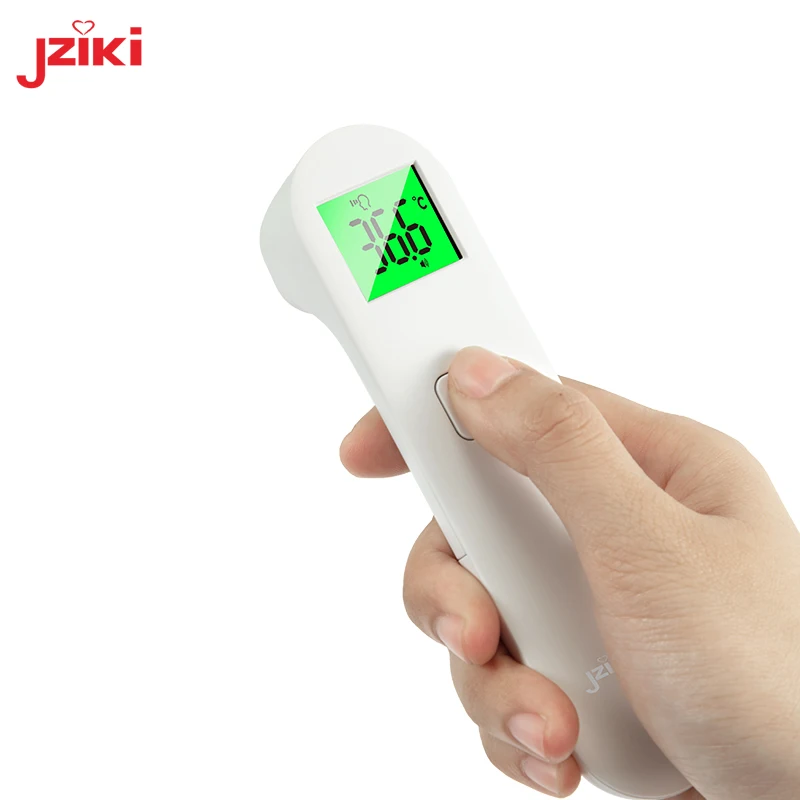 Jziki Medical non contact human body  for kids ear forehead infrared digital thermometer for adults and children