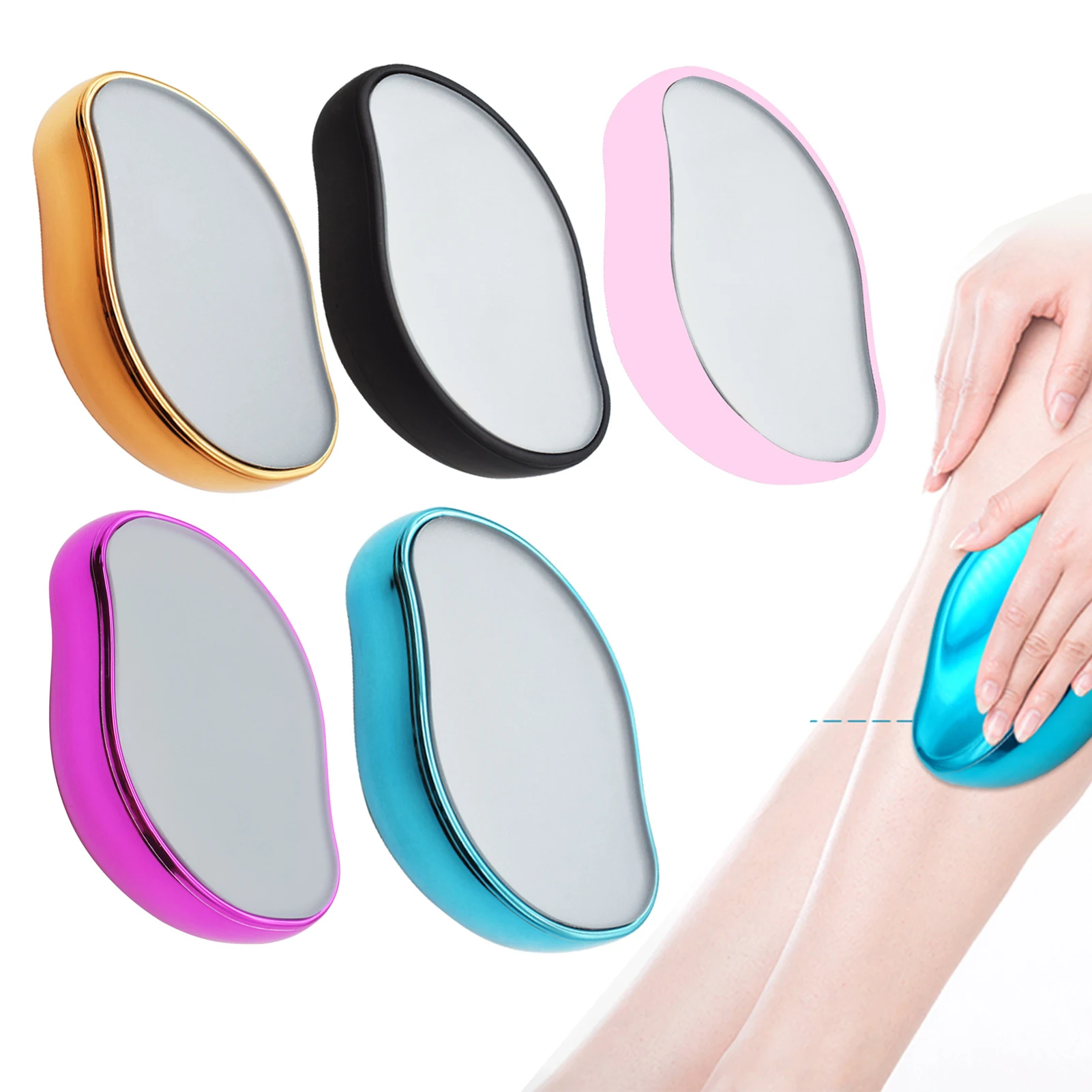 2022 pain-free waterproof crystal hair shaving eraser for women and men