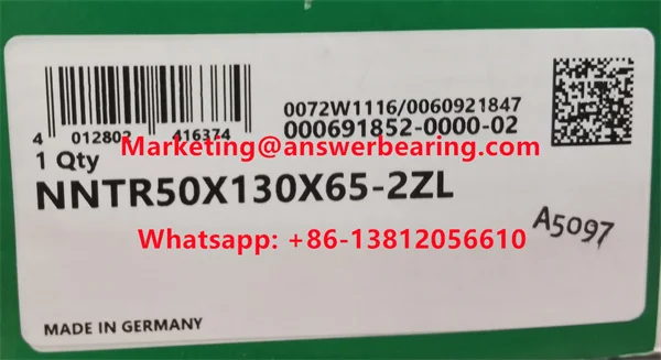 NNTR50X130X65-2ZL Yoke Track Roller NNTR50X130X65 Needle Bearing 50x130x65mm NNTR 50X130X65 2ZL Support Rollers