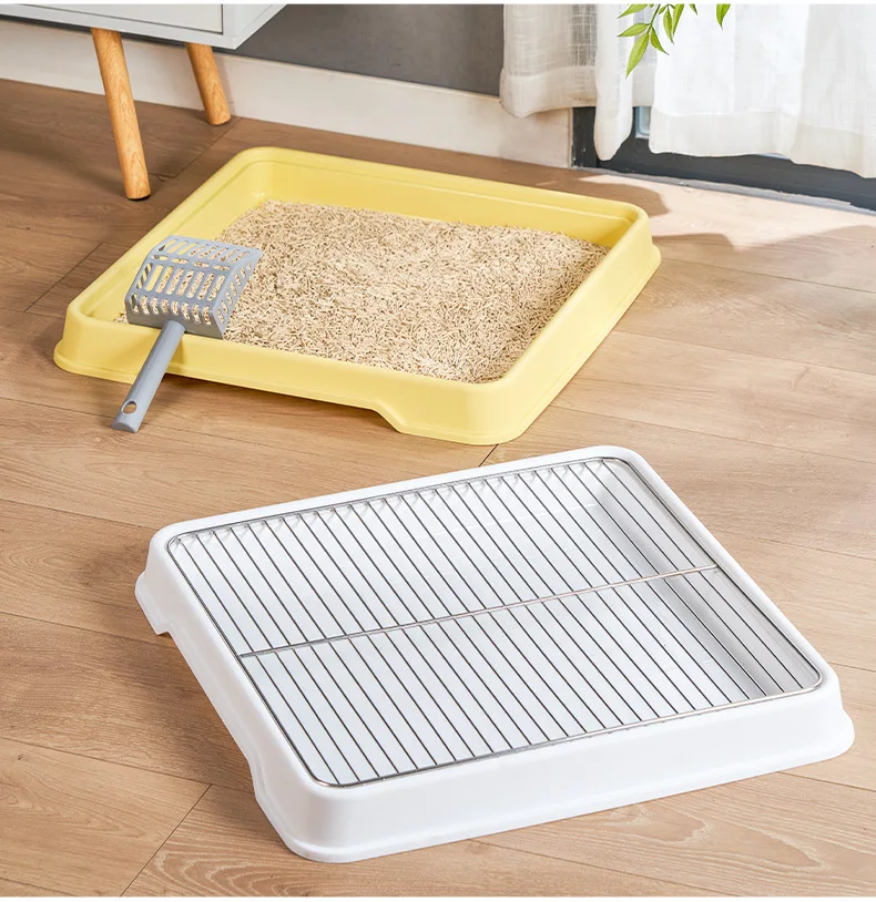 MMG Hot Selling Paper Disposable Cat Litter Box Plastic Indoor Portable Self Cleaning Training Indoor Dog Toilet Tray