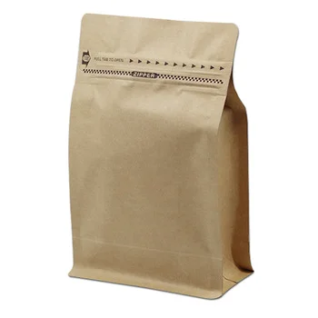 Coffee Packaging Bag 12oz 5LB Bolsa De Cafe 250g 1kg Flat Bottom Coffee Bags With Valve And Zipper Coffee Bean Packaging