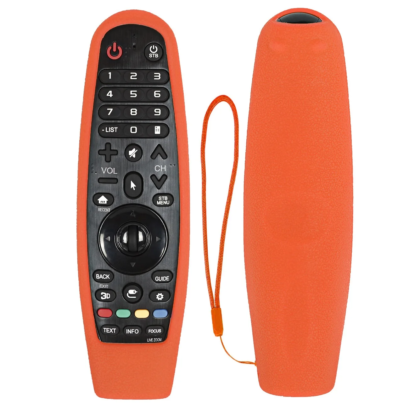 PRIME TECH Silicone Protective Cover for the remote control AN-MR600 AN-MR650A LG smart TV