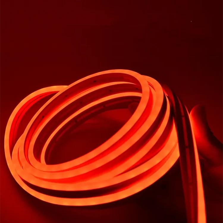 Низкое энергопотребление изогнутая 24 Вт диффузная силиконовая трубка светодиодные неоновые полосы
