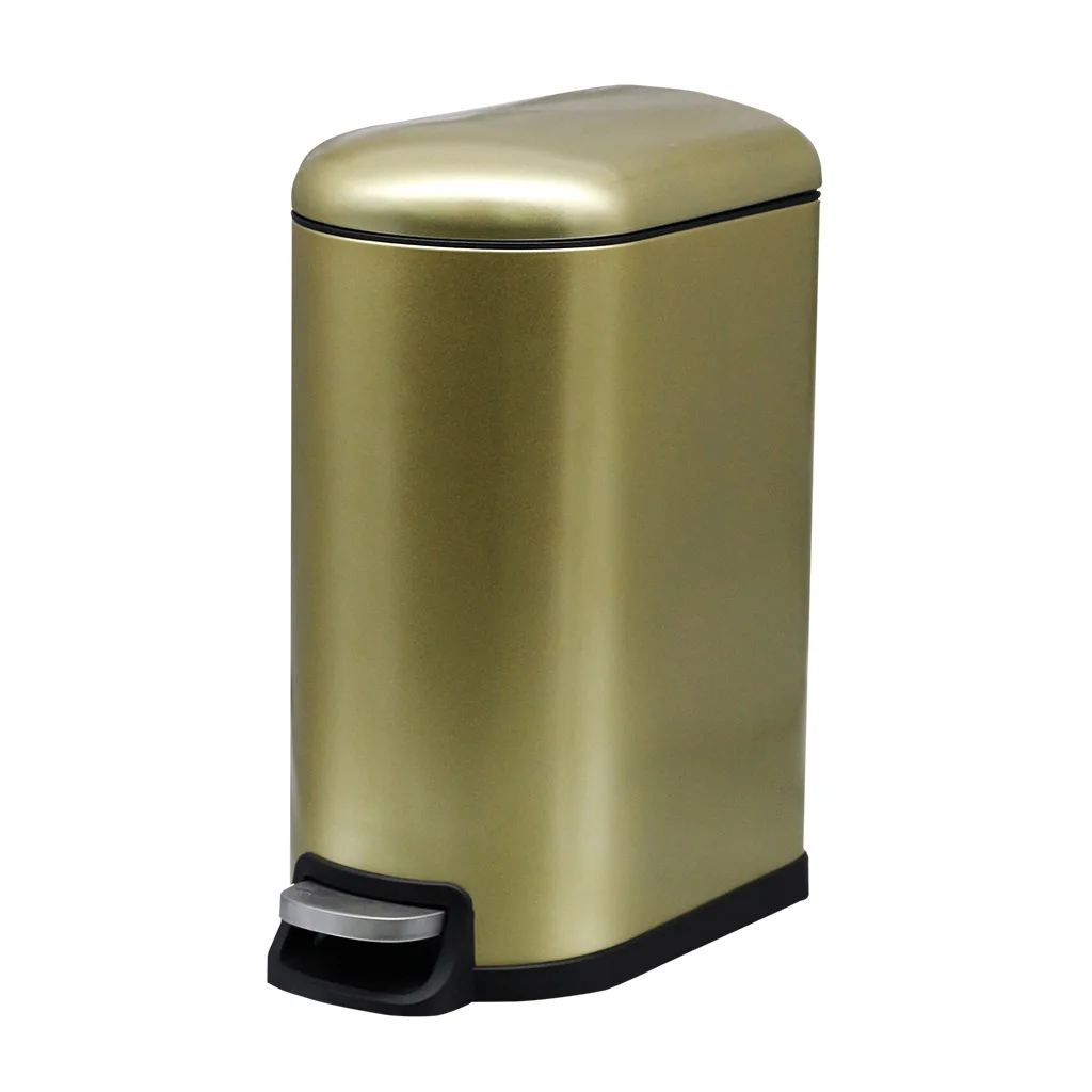 BX rectangle 5L black cold sheet step trash can trash bin waste bin