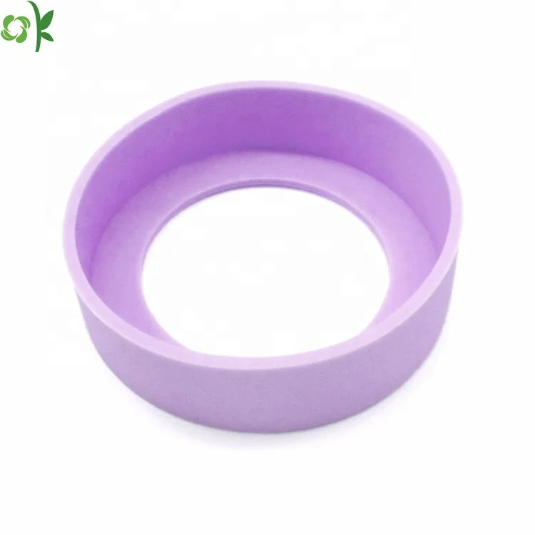 OKSILICONE 6cm Silicone Bottle Sleeve Heat-resistant Coffee Cup Sleeve Anti-skid Cup Holder Glass Bottle Boot Cover