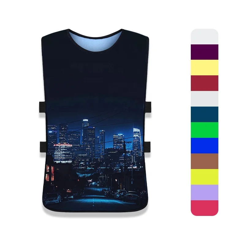 Custom Breathable Soccer Training Vest Football Pinnies Polyester Football Vest Mesh Training Soccer Vest Soccer Bibs Sportswear