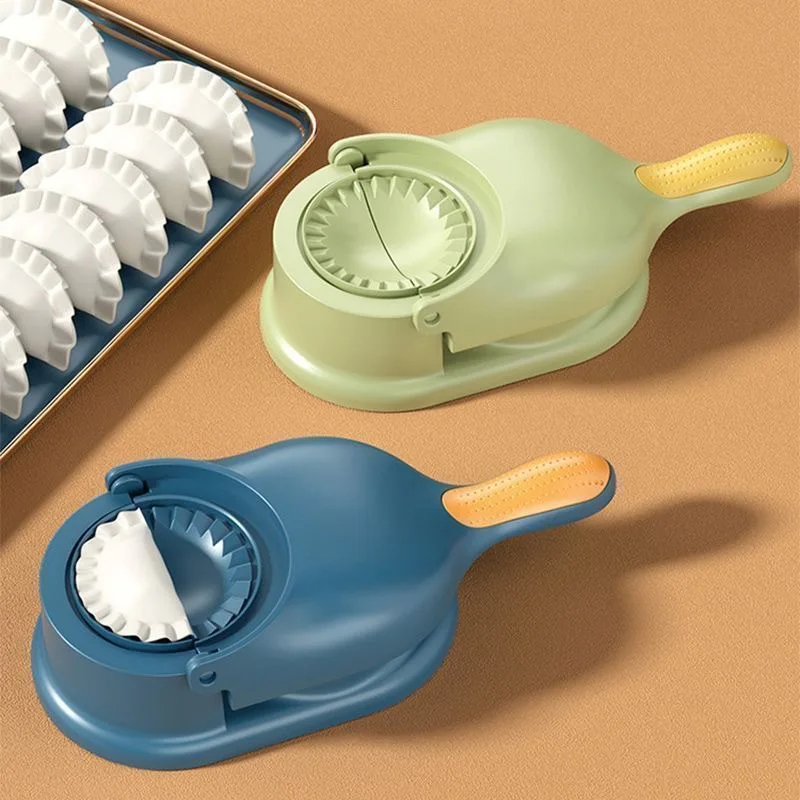 Factory Wholesale Kitchen Dumpling Press Molds Baking Pastry Manual Artifact Kitchen Accessories 2 In 1 Dumpling Maker