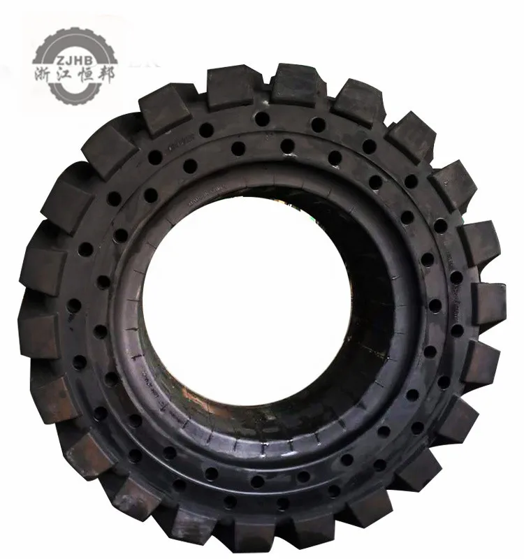 Aerial work platform boom lift solid tyre 445/65-24 for Genie S125