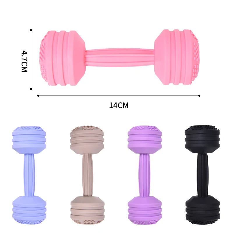Customizable logo Baby Teethers Soft Gym Barbell-like Kids Teeth for Kids