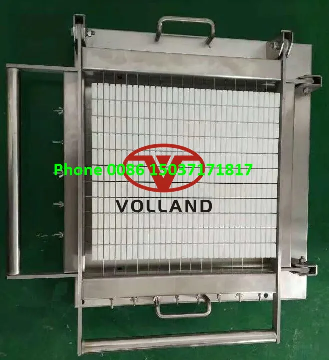 square grid cake cutter/soft candy block cutter/double-arm chocolate cheese wire cutting machine