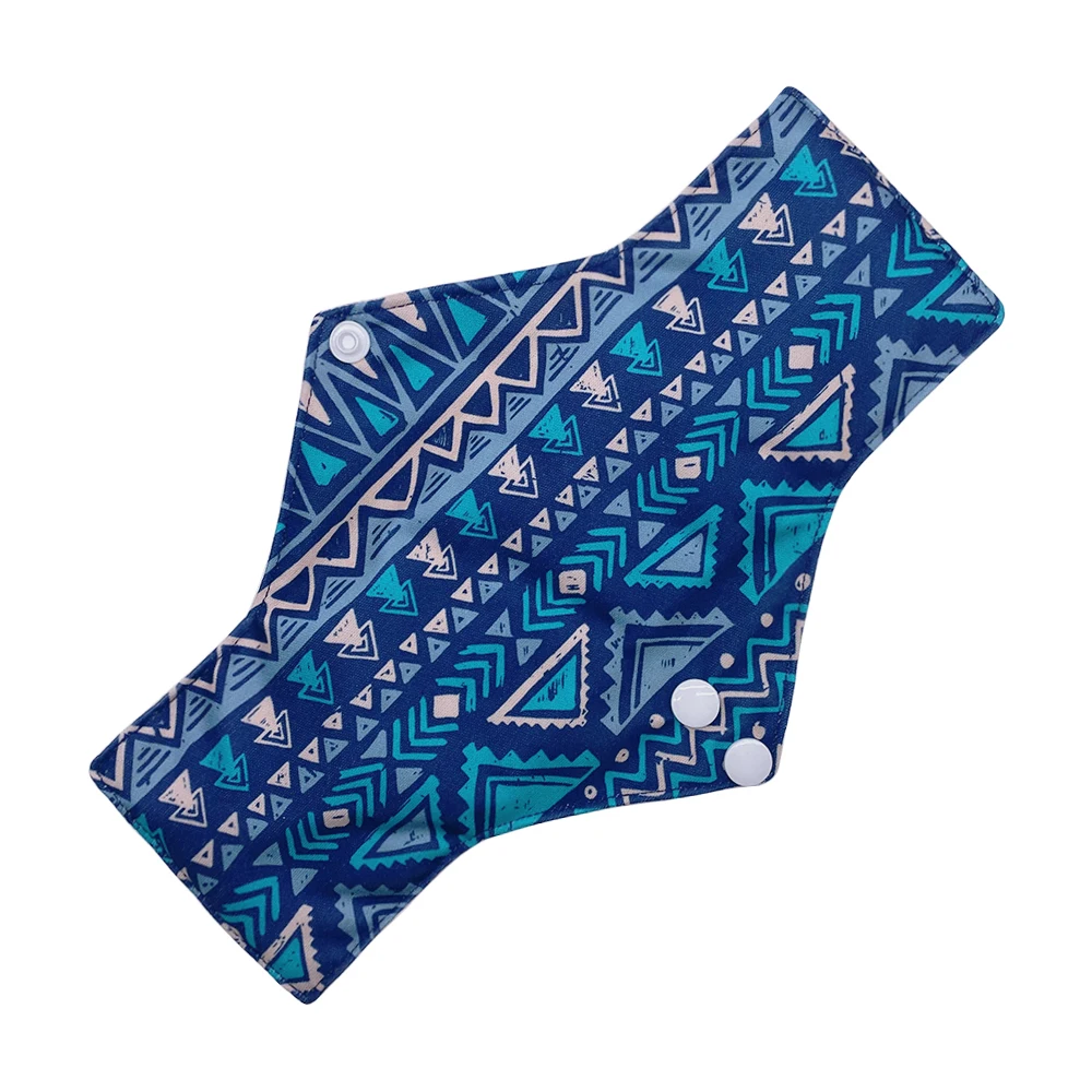 Goodbum 25CM*18CM Women OEM High Absorbent Reusable Bamboo Fiber Menstrual Cloth Pads Cloth Sanitary Napkin
